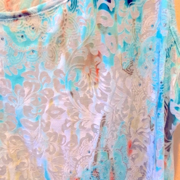 Calvin Klein embellished tank top & jacket 1X - Picture 3 of 3